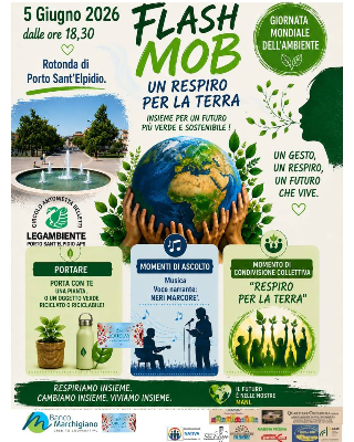 Porto Sant’Elpidio - Venerdì il flash mob "Un Respiro per la Terra"